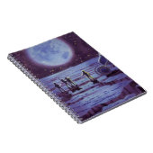 Carnet Science-fiction vintage Rover terrestre Alien sur (Côté Droit)