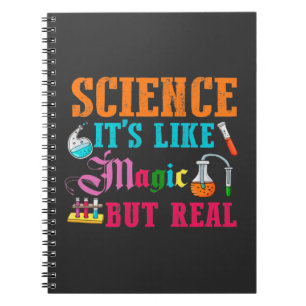Carnet Science Magie Futur Scientifique Étudiant en chim