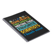 Carnet Science Professeur Biologie Chimie Physique Scient (Côté Droit)