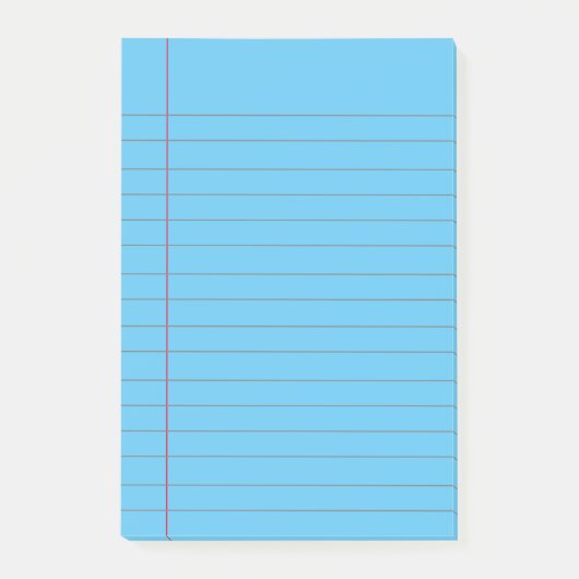 carnet scolaire bleu-lin Papier post-it N (Devant)