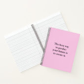 Carnet scolaire Inspirational Positive Affirmation (Intérieur)