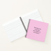 Carnet scolaire Inspirational Positive Affirmation (Intérieur)