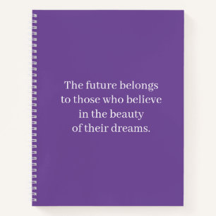 Carnet scolaire Inspirational Positive Affirmation