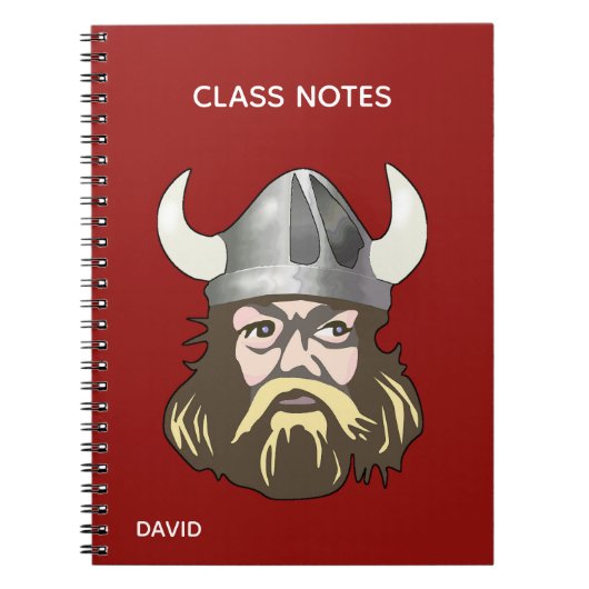 Carnet scolaire personnalisé Viking (Devant)