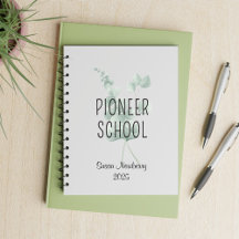 Carnet scolaire Pioneer personnalisé avec Eucalypt