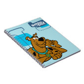Carnet Scooby-Doo Carré Rétro Couché (Côté Droit)