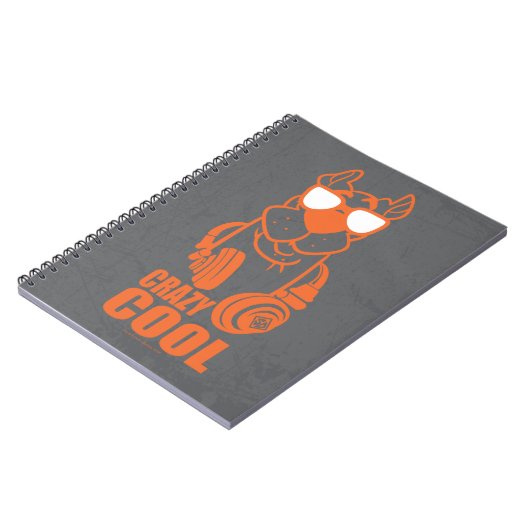 Carnet Scooby-Doo "Cool fou" casque graphique (Côté gauche)