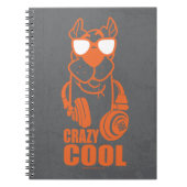 Carnet Scooby-Doo "Cool fou" casque graphique (Devant)