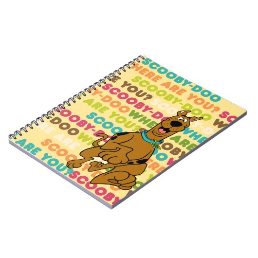 Carnet Scooby-Doo Coureur "Où Es-Tu ?" (Côté gauche)