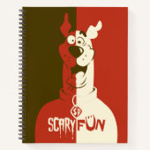 Carnet Scooby-Doo "Effrayant" (Devant)