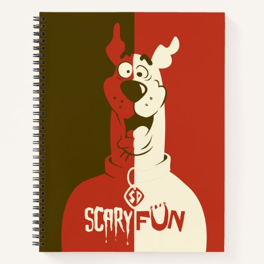 Carnet Scooby-Doo "Effrayant" (Devant)
