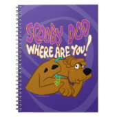 Carnet Scooby-Doo effrayé (Devant)