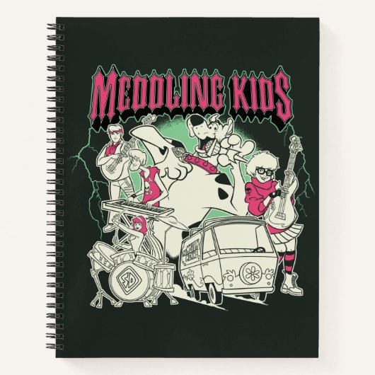 Carnet Scooby-Doo et le groupe Gang Meddling Kids Punk (Devant)