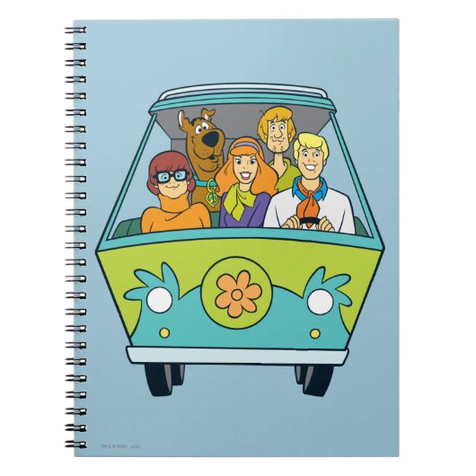 Carnet Scooby-Doo & Gang Mystery Machine (Devant)