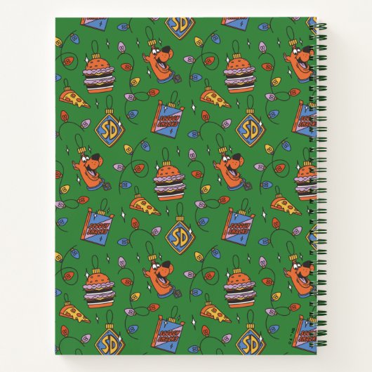 Carnet Scooby-Doo Holiday Snack Lights Pattern (Dos)