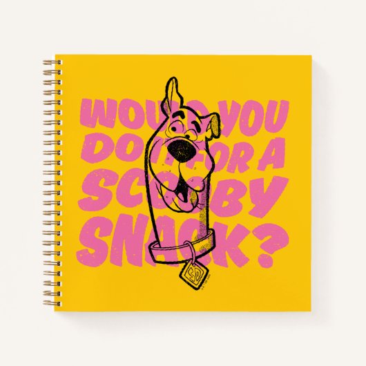 Carnet Scooby-Doo |Le Feriez-Vous Pour Un Snack Scooby ? (Devant)