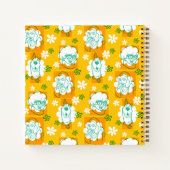 Carnet Scooby-Doo | Modèle floral de caractère (Dos)