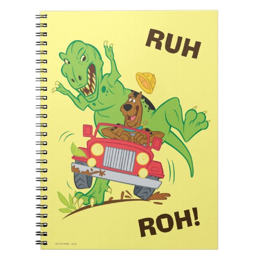 Carnet Scooby-Doo T-Rex Attack (Devant)