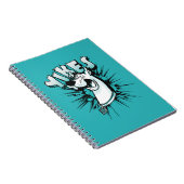 Carnet Scooby-Doo "Yikes !" Graphique demi-ton (Côté Droit)