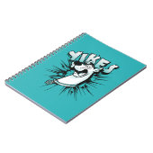 Carnet Scooby-Doo "Yikes !" Graphique demi-ton (Côté gauche)