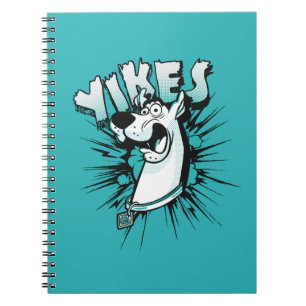 Carnet Scooby-Doo "Yikes !" Graphique demi-ton