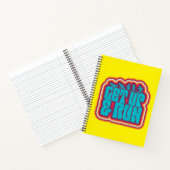 Carnet Scooby et le graphique "Get Up & Run" (Intérieur)