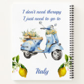 Carnet Scooter vintage Italie Lemons (Dos)