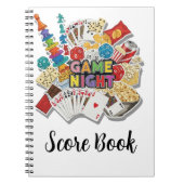 Carnet score de soirée de jeu (Devant)