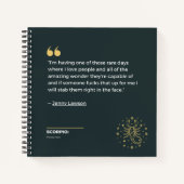 Carnet Scorpio (Devant)