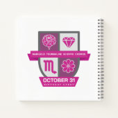 Carnet Scorpio Birthday Crest™ for October 24-31 (Dos)