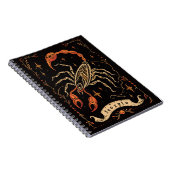 Carnet Scorpio Celestial Zodiac Art (Côté Droit)