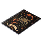 Carnet Scorpio Celestial Zodiac Art (Côté gauche)