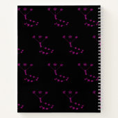 Carnet Scorpio Constellation Couverture rigide Spirale (Dos)