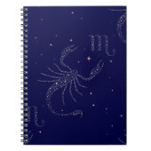 Carnet scorpio étoiles (Devant)
