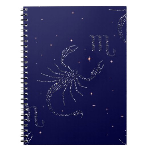 Carnet scorpio étoiles (Devant)