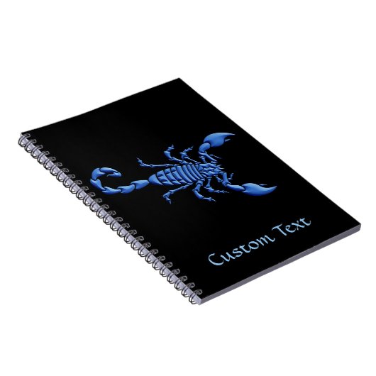 Carnet Scorpion bleu (Côté Droit)
