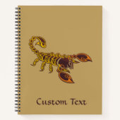 Carnet Scorpion de noeud celtique (Devant)