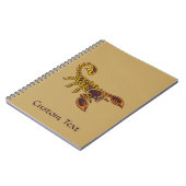 Carnet Scorpion de noeud celtique (Côté gauche)