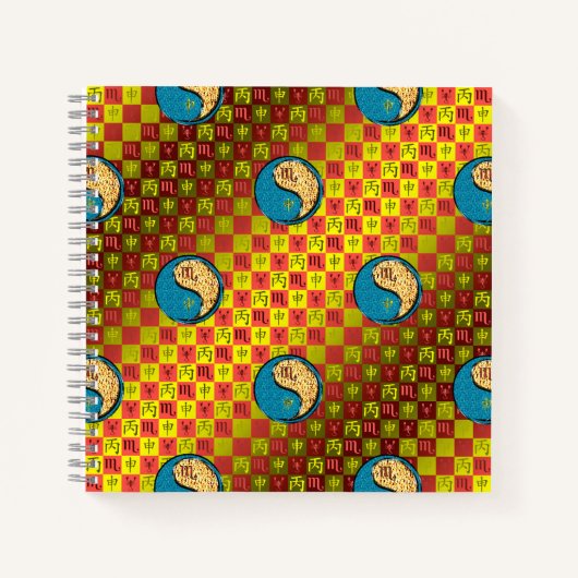 Carnet Scorpion & Singe de feu (Devant)