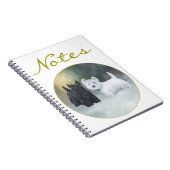 Carnet Scottie Westie Hiver (Côté Droit)