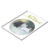 Carnet Scottie Westie Hiver (Côté gauche)