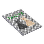 Carnet Scotties tartan (Côté Droit)