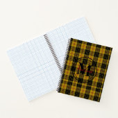 Carnet Scottish MacLeod Clan Tartan Monogramme/Nom (Intérieur)