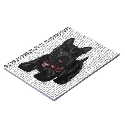 Carnet Scottish Terrier et Bow (Côté gauche)