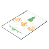 Carnet Scout Campfire Camp Compass Randonnée Aventure Nat (Côté gauche)