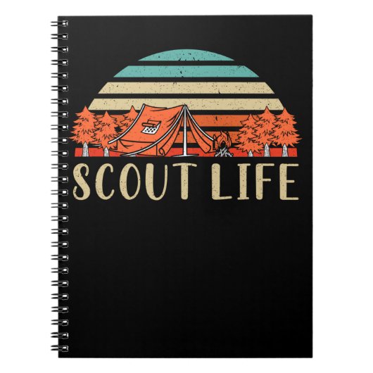 Carnet Scout Life Campfire Aventure Nature Lover Camper (Devant)