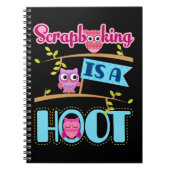 Carnet Scrapbooking est un Scrapbooker Hoot (Devant)