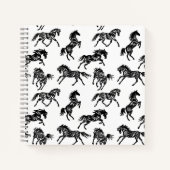 Carnet Scribble Horse Crazy Herd Design (Devant)