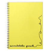 Carnet Scribble Pad Jaune (Devant)