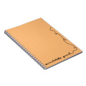 Carnet Scribble Pad orange (Côté Droit)